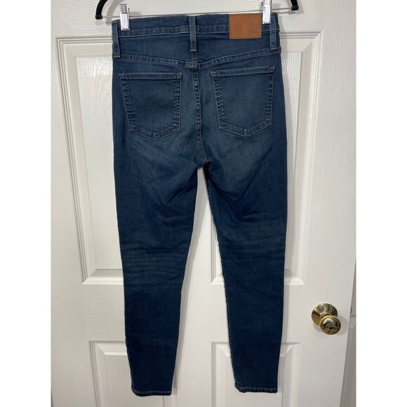 J. Crew Denim High-Rise Toothpick Skinny Leg Stretch Jean 27 Capsule Trendy - Picture 2 of 7